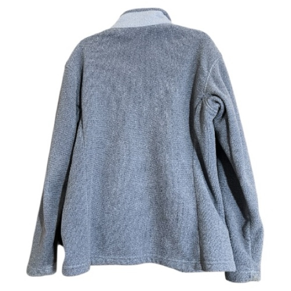 Patagonia Synchilla Women’s Fleece Jacket Full Zip Gray w/ Lavender Accents SZ M - Picture 2 of 8